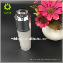 2017 vente chaude 30 ml pompe à airless bouteille acrylique en plastique rechargeable cosmétique airless bouteille avec couvercle de la pompe